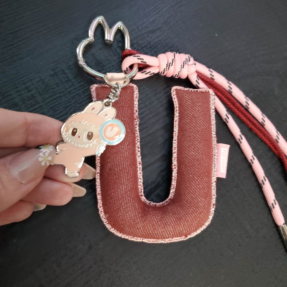 Pink and Brown Kids Keychain Accessory - Picture 3 of 7